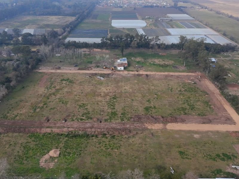 Vista area de Las Flores